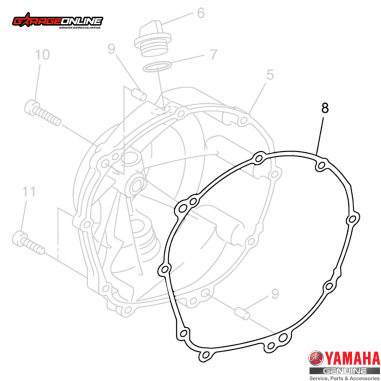 EMPAQUETADURA EMBRAGUE YZF-R6 GENUINO