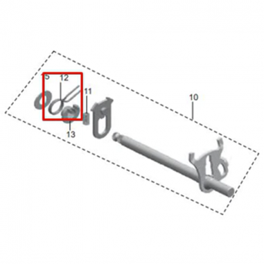 RESORTE EJE SELECTOR DE CAMBIOS BAJAJ...