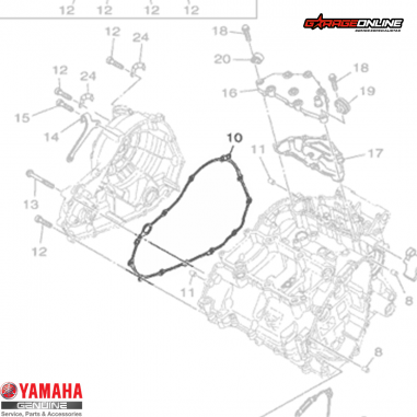 EMPAQUETADURA EMBRAGUE YAMAHA YZF R3...