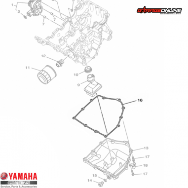 EMPAQUETADURA CARTER YAMAHA YZF R3 -...