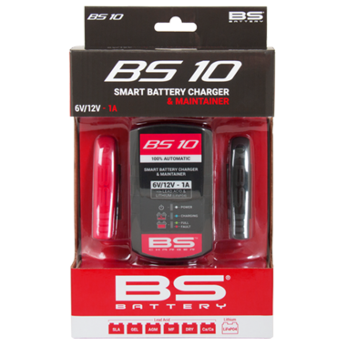 CARGADOR Y MANTENEDOR DE BATERIA BS-10 BS BATTERY