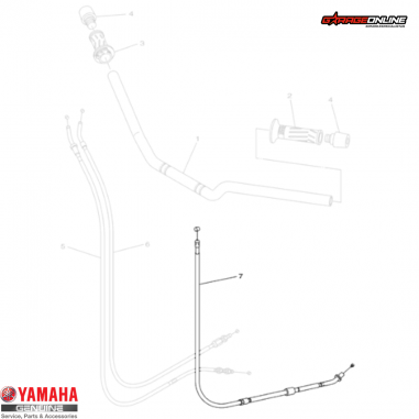 PIOLA EMBRAGUE YAMAHA XJ6 - FZ6 GENUINA