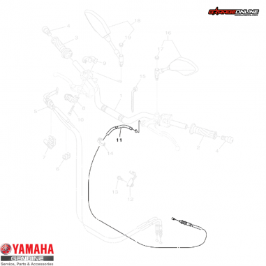 PIOLA EMBRAGUE YAMAHA MT-07 2014-2020...