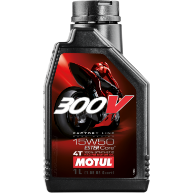 ACEITE DE MOTO 15W50 MOTUL 300V - 1L