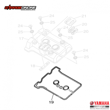 EMPAQUETADURA TAPA DE VALVULAS YAMAHA...