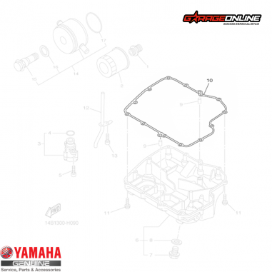 EMPAQUETADURA DE CARTER YAMAHA YZF-R1...