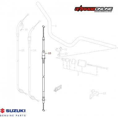 PIOLA DE EMBRAGUE SUZUKI V-STROM 650...