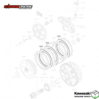 SEPARADORES DE EMBRAGUE KAWASAKI...