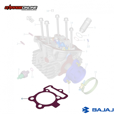 EMPAQUETADURA CULATA BAJAJ NS 160...