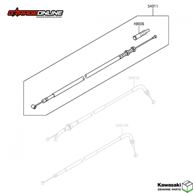 PIOLA EMBRAGUE KAWASAKI NINJA 300...