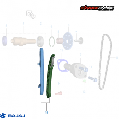 GUIAS CADENA DISTRIBUCION BAJAJ BAJAJ...