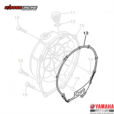 EMPAQUE EMBRAGUE YAMAHA XJ6 GENUINO