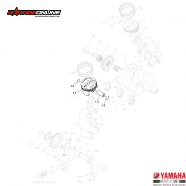 KIT PISTON ESTANDAR (X1) YAMAHA YZF...