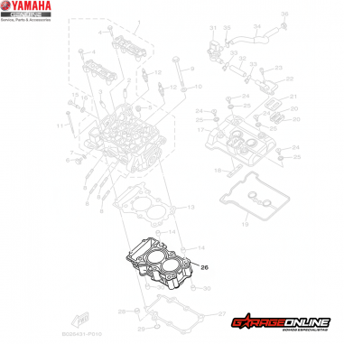 CILINDRO ESTANDAR YAMAHA YZF R3 - YZF...