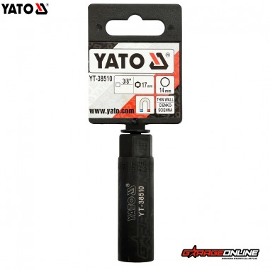 DADO BUJIA POLIGONAL LARGO 14MM 3/8"...