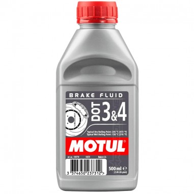 LIQUIDO DE FRENO MOTUL DOT 3 & 4 500ML