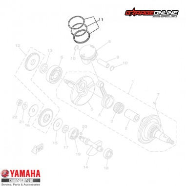 ANILLOS STD YAMAHA FZN150 2.0 FZN150...