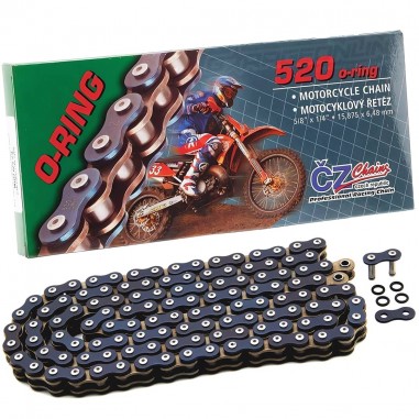 CADENA CZ CHAINS 520-120 CON O-RING Y...