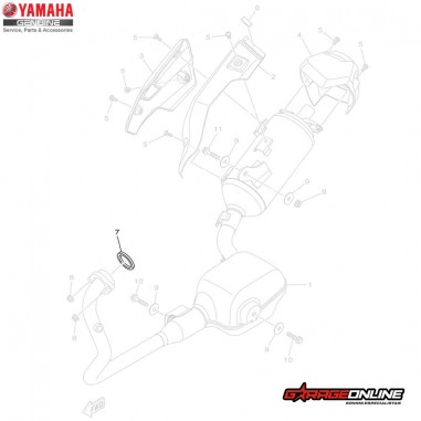 EMPAQUETADURA ESCAPE YAMAHA FZ25...