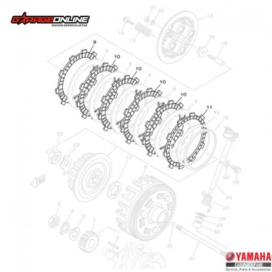 DISCOS EMBRAGUE YAMAHA FZ25 FZ25ABS...