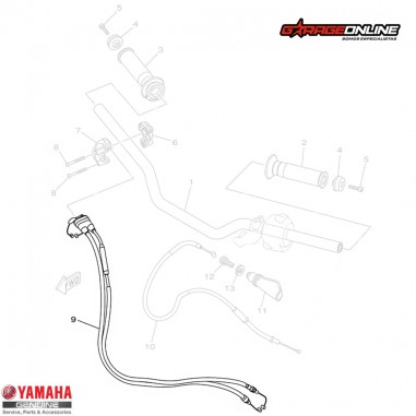 PIOLA ACELERADOR Y RETORNO YAMAHA...
