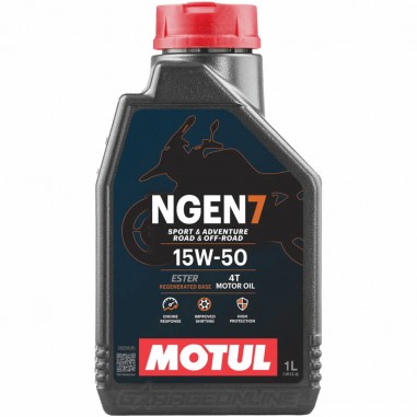 ACEITE DE MOTO 15W50 MOTUL NGEN7 - 1L