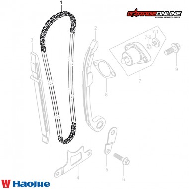 CADENA DISTRIBUCION HAOJUE NK150