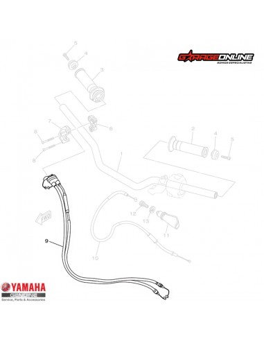 PIOLA ACELERADOR Y RETORNO YAMAHA...