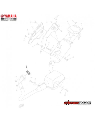 EMPAQUETADURA ESCAPE YAMAHA FZ25...