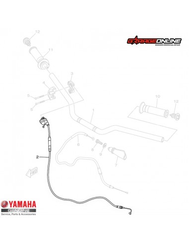 PIOLA ACELERADOR YAMAHA FZN 150 3.0...