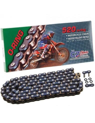 CADENA CZ CHAINS 520-120 CON O-RING Y...