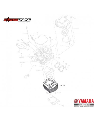CILINDRO STD YAMAHA FZN150 2.0 FZN150...
