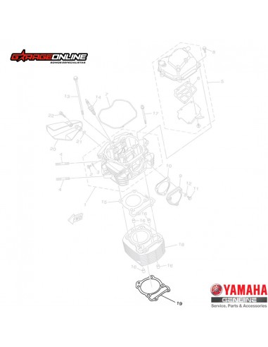 EMPAQUETADURA CILINDRO YAMAHA FZN150...