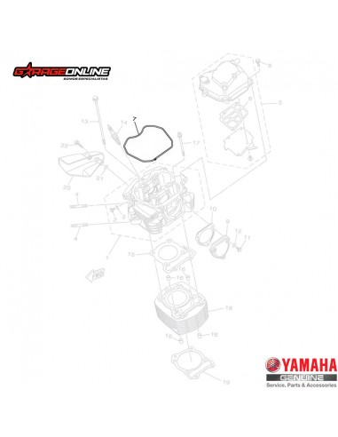 EMPAQUE TAPA VALVULA YAMAHA FZN150...