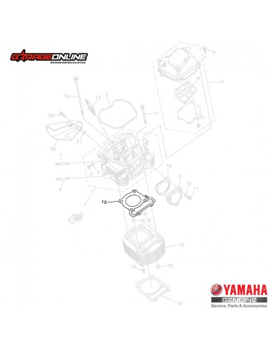 EMPAQUETADURA CULATA YAMAHA FZN150...