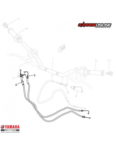 PIOLA ACELERACION Y RETORNO YAMAHA...