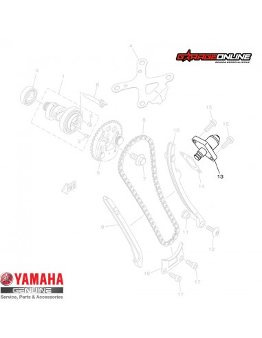 TENSOR CADENA DISTRIBUCIÓN YAMAHA...