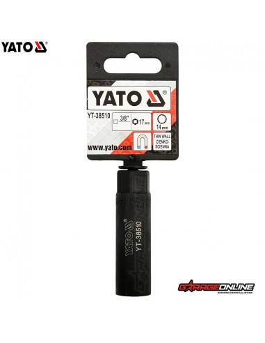 DADO BUJIA POLIGONAL LARGO 14MM 3/8"...