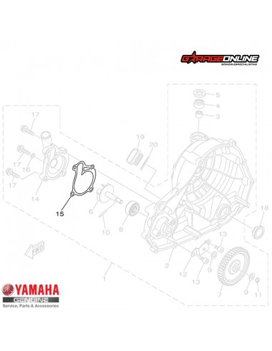 EMPAQUETADURA BOMBA DE AGUA YAMAHA...