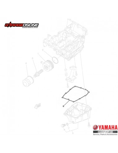 EMPAQUETADURA CARTER YAMAHA MT-07...