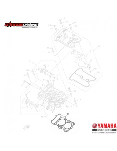 EMPAQUETADURA CULATA YAMAHA MT-07...