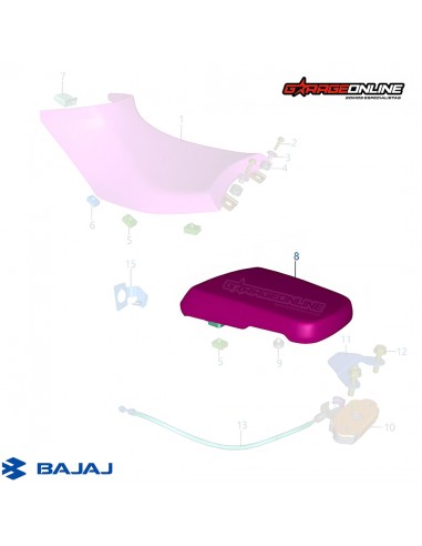 ASIENTO PASAJERO BAJAJ DOMINAR 250...