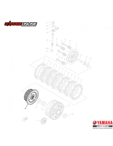 PORTA DISCOS EMBRAGUE INTERIOR YAMAHA...