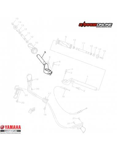 SEMIMANILLAR DERECHO YAMAHA YZF-R3...