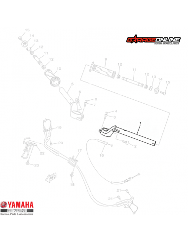 SEMIMANILLAR IZQUIERDO YAMAHA YZF-R3...
