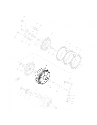 CAMPANA EMBRAGUE YAMAHA YZF-R15 V3...