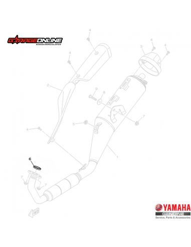 EMPAQUETADURA ESCAPE YAMAHA YZF-R15...