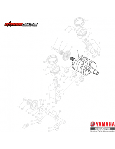 CIGUEÑAL YAMAHA YZF R3 - YZF R3A -...
