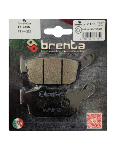 PASTILLA DE FRENO TRASERO FA140...