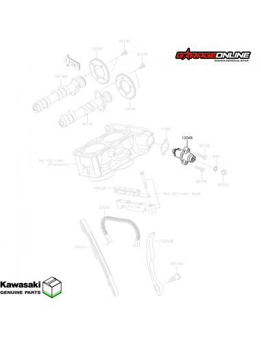 TENSOR CADENA DISTRIBUCIÓN KAWASAKI...